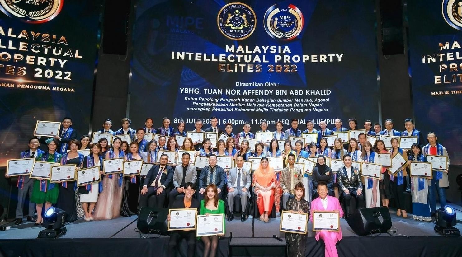 Intellectual property recognition: Malaysia Intellectual Property Elites and Malaysia Influential Intellectual Property Brand Award · 2022.